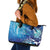 Polynesia Autism Awareness Leather Tote Bag Be In Awe Of My 'Tism