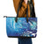 Polynesia Autism Awareness Leather Tote Bag Be In Awe Of My 'Tism