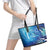 Polynesia Autism Awareness Leather Tote Bag Be In Awe Of My 'Tism