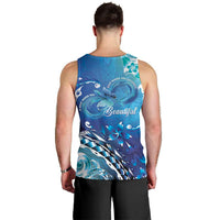 Polynesia Autism Awareness Men Tank Top Be In Awe Of My 'Tism LT05 - Polynesian Pride