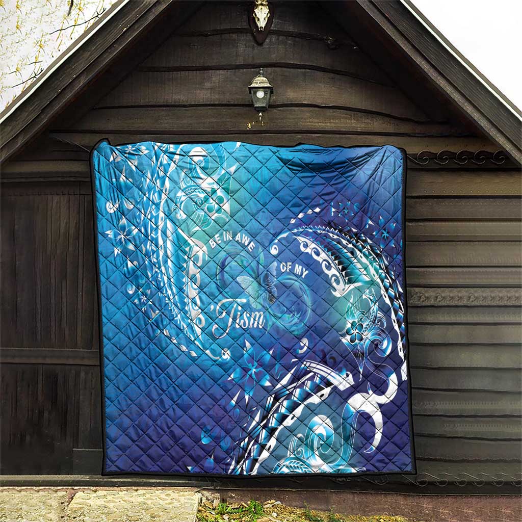 Polynesia Autism Awareness Quilt Be In Awe Of My 'Tism