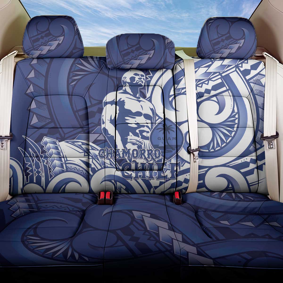 Guam Chief Kepuha Back Car Seat Cover Chamorro Pride