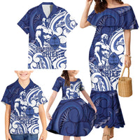 Guam Chief Kepuha Family Matching Mermaid Dress and Hawaiian Shirt Chamorro Pride