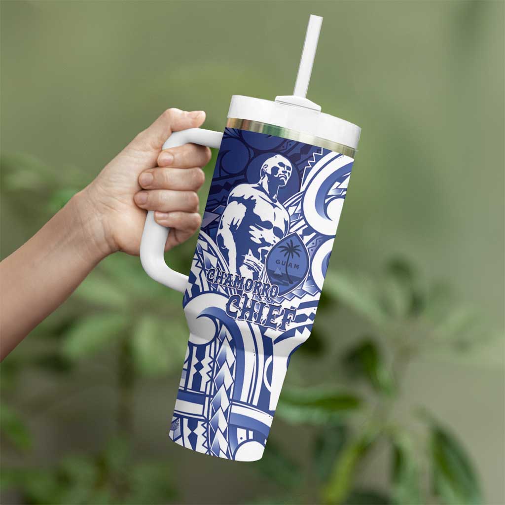 Guam Chief Kepuha Tumbler With Handle Chamorro Pride