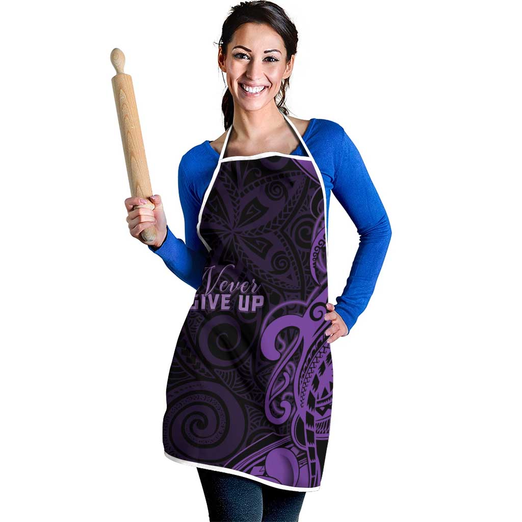 Lupus Warrior Apron Never Give Up Polynesian Style LT05 - Polynesian Pride