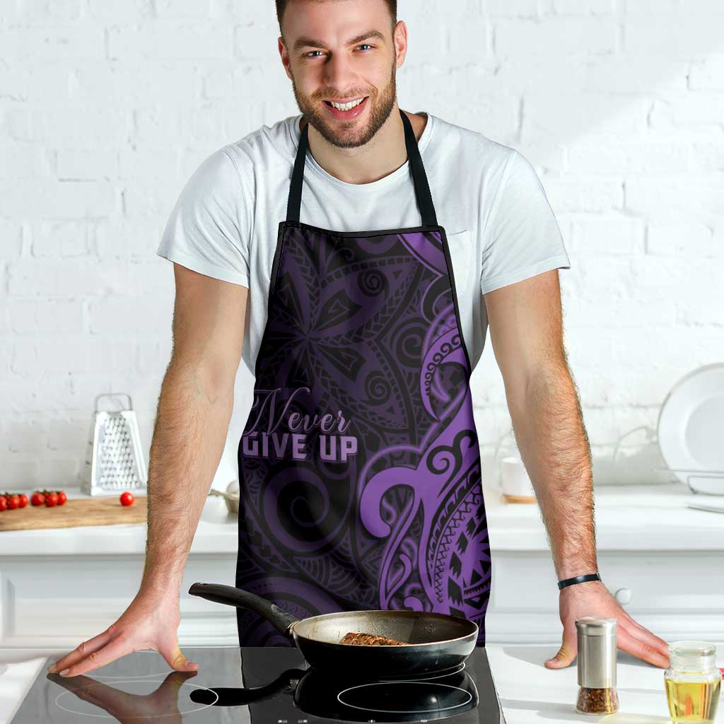 Lupus Warrior Apron Never Give Up Polynesian Style LT05 - Polynesian Pride