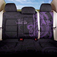 Lupus Warrior Back Car Seat Cover Never Give Up Polynesian Style LT05 One Size Purple - Polynesian Pride