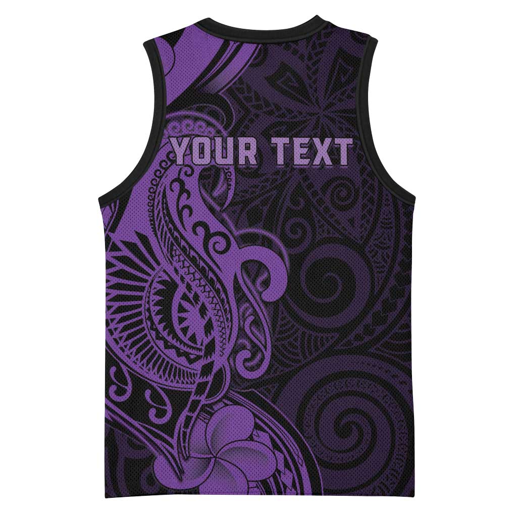 Personalised Lupus Warrior Basketball Jersey Never Give Up Polynesian Style LT05 - Polynesian Pride