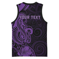 Personalised Lupus Warrior Basketball Jersey Never Give Up Polynesian Style LT05 - Polynesian Pride