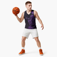 Personalised Lupus Warrior Basketball Jersey Never Give Up Polynesian Style LT05 - Polynesian Pride