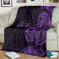 Lupus Warrior Blanket Never Give Up Polynesian Style LT05 - Polynesian Pride