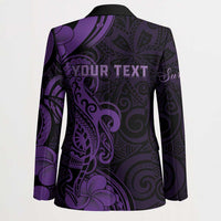 Personalised Lupus Warrior Blazer Never Give Up Polynesian Style LT05 - Polynesian Pride
