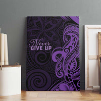 Lupus Warrior Canvas Wall Art Never Give Up Polynesian Style LT05 - Polynesian Pride