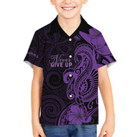Personalised Lupus Warrior Family Matching Long Sleeve Bodycon Dress and Hawaiian Shirt Never Give Up Polynesian Style