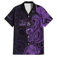 Personalised Lupus Warrior Family Matching Short Sleeve Bodycon Dress and Hawaiian Shirt Never Give Up Polynesian Style