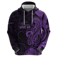 Personalised Lupus Warrior Hoodie Never Give Up Polynesian Style LT05 - Polynesian Pride