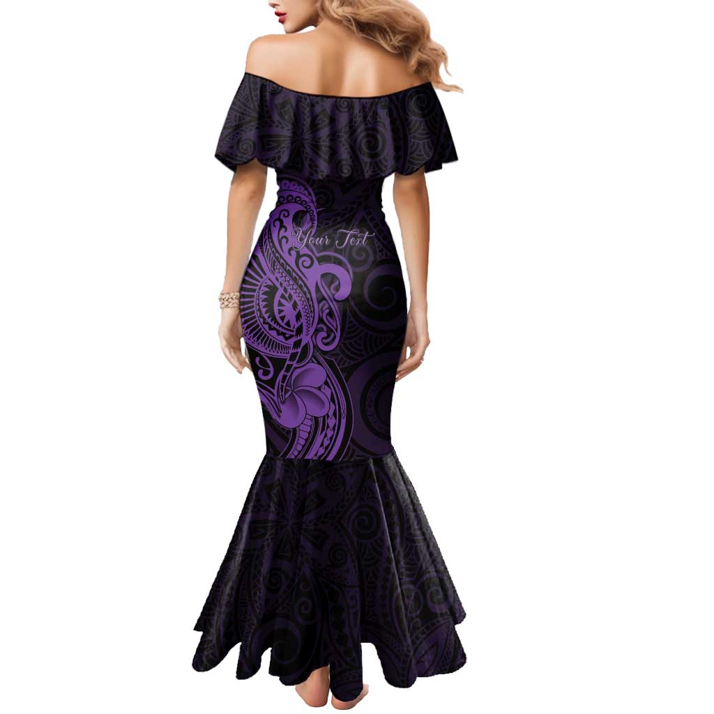 Personalised Lupus Warrior Mermaid Dress Never Give Up Polynesian Style LT05 - Polynesian Pride