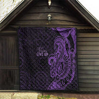 Lupus Warrior Quilt Never Give Up Polynesian Style LT05 - Polynesian Pride