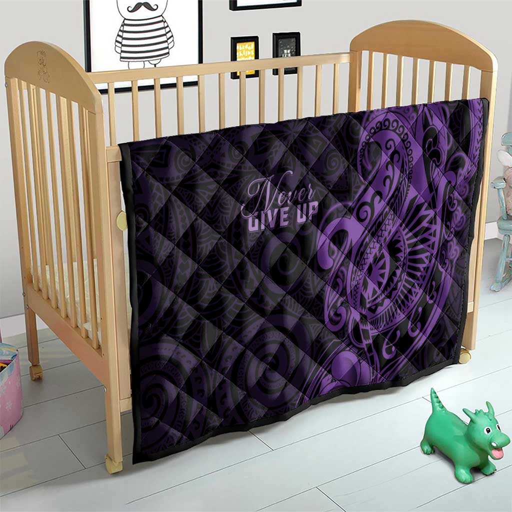 Lupus Warrior Quilt Never Give Up Polynesian Style LT05 - Polynesian Pride