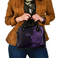 Lupus Warrior Shoulder Handbag Never Give Up Polynesian Style LT05 - Polynesian Pride