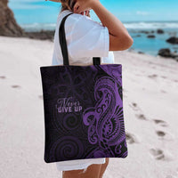 Lupus Warrior Tote Bag Never Give Up Polynesian Style LT05 - Polynesian Pride