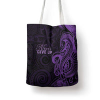 Lupus Warrior Tote Bag Never Give Up Polynesian Style LT05 - Polynesian Pride