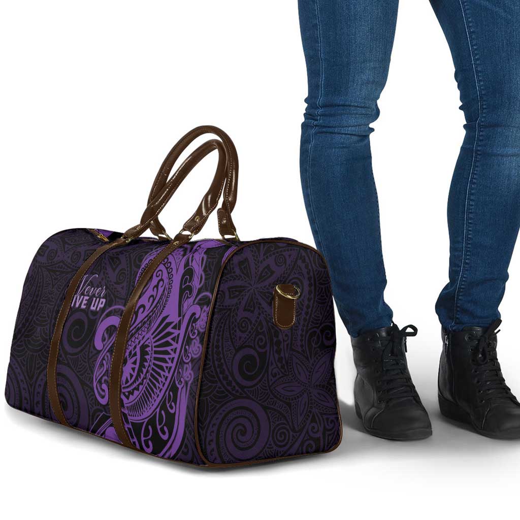 Lupus Warrior Travel Bag Never Give Up Polynesian Style LT05 - Polynesian Pride