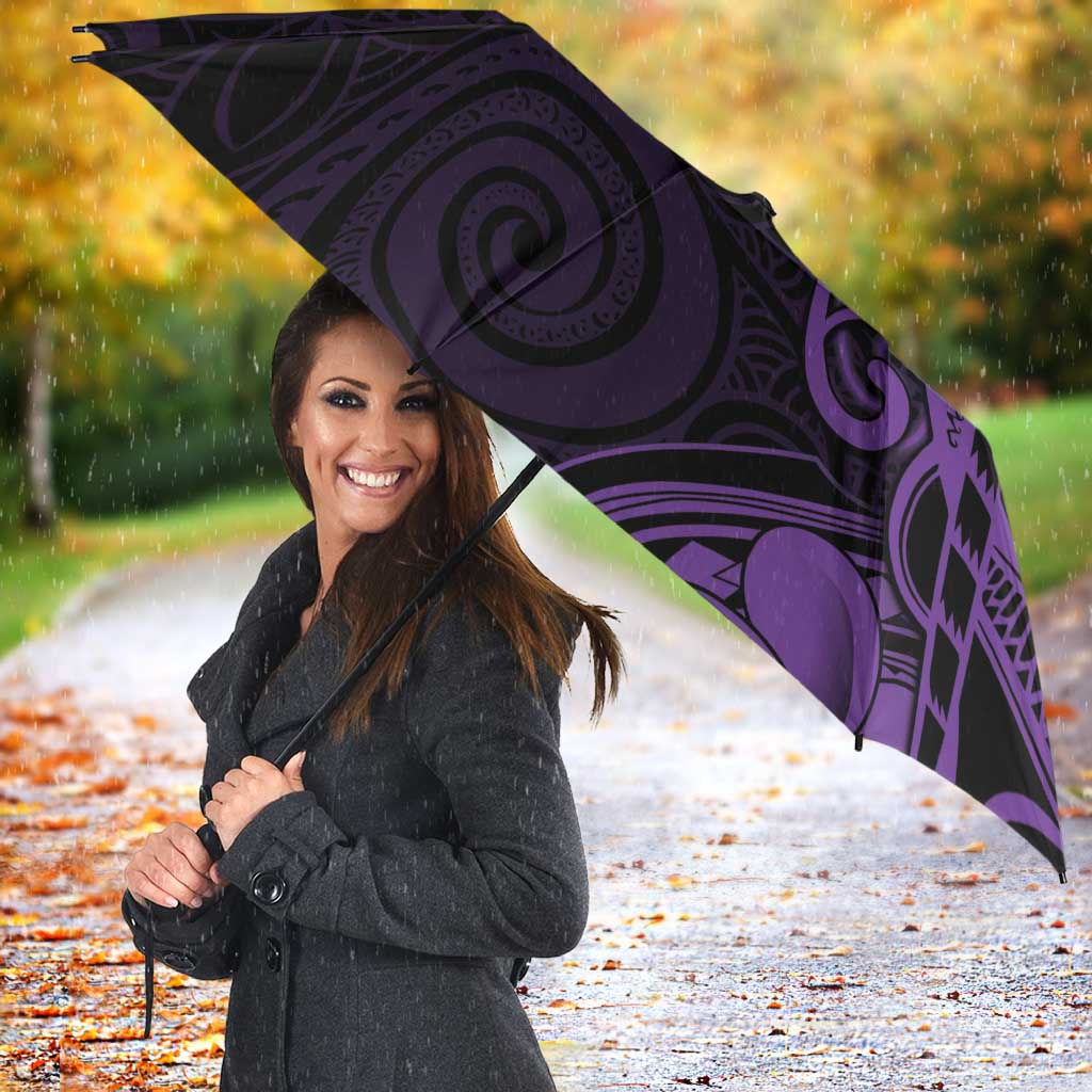 Lupus Warrior Umbrella Never Give Up Polynesian Style LT05 - Polynesian Pride