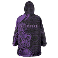 Personalised Lupus Warrior Wearable Blanket Hoodie Never Give Up Polynesian Style LT05 - Polynesian Pride