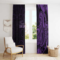 Lupus Warrior Window Curtain Never Give Up Polynesian Style LT05 - Polynesian Pride