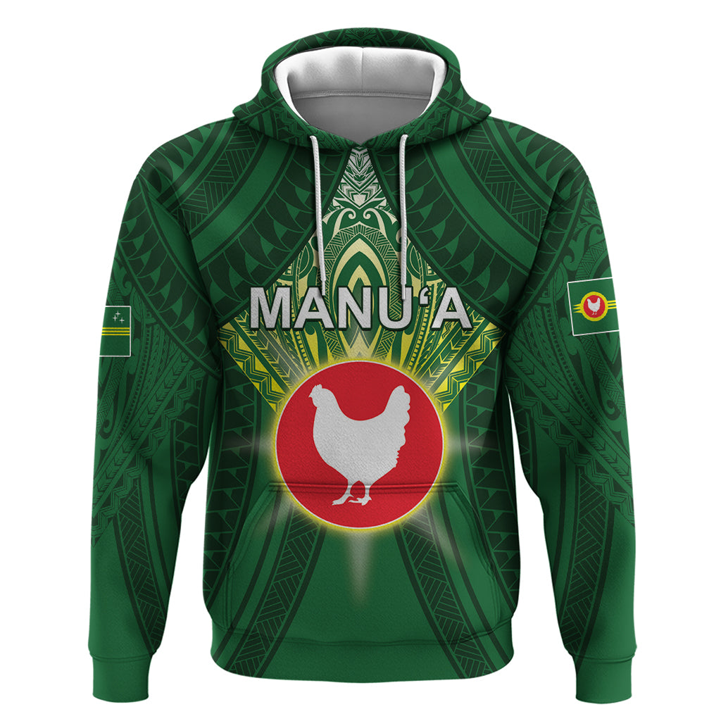 Personalized American Samoa Manu'a Cession Day Hoodie With Polynesian Pattern