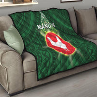 American Samoa Manu'a Cession Day Quilt With Polynesian Pattern