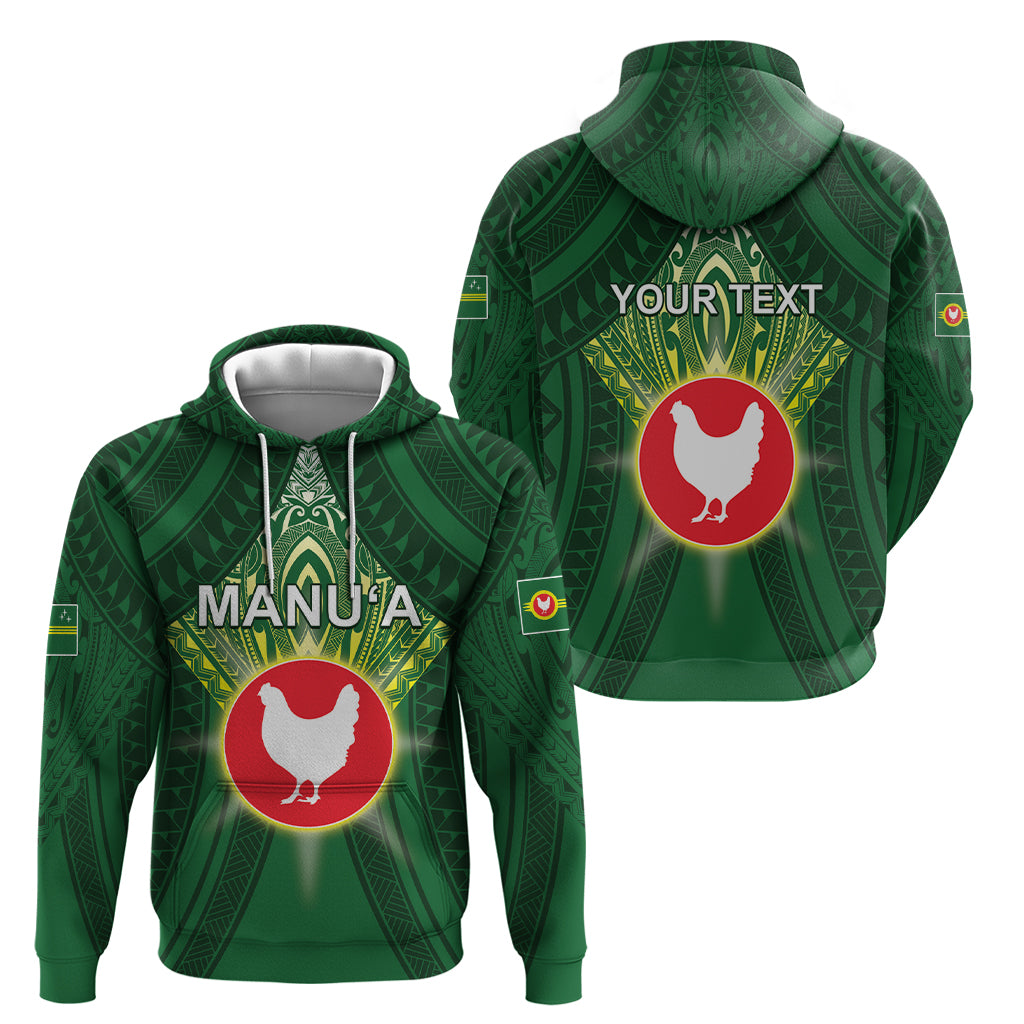 Personalized American Samoa Manu'a Cession Day Zip Hoodie With Polynesian Pattern
