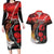 Papua New Guinea Remembrance Day Couples Matching Long Sleeve Bodycon Dress and Hawaiian Shirt Lest We Forget