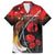 Papua New Guinea Remembrance Day Family Matching Off Shoulder Maxi Dress and Hawaiian Shirt Lest We Forget