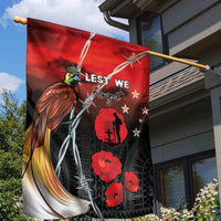 Papua New Guinea Remembrance Day Garden Flag Lest We Forget LT05 - Polynesian Pride