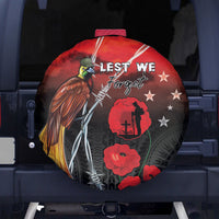 Papua New Guinea Remembrance Day Spare Tire Cover Lest We Forget LT05 - Polynesian Pride
