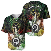 Vanuatu Happy Assumption Day Baseball Jersey
