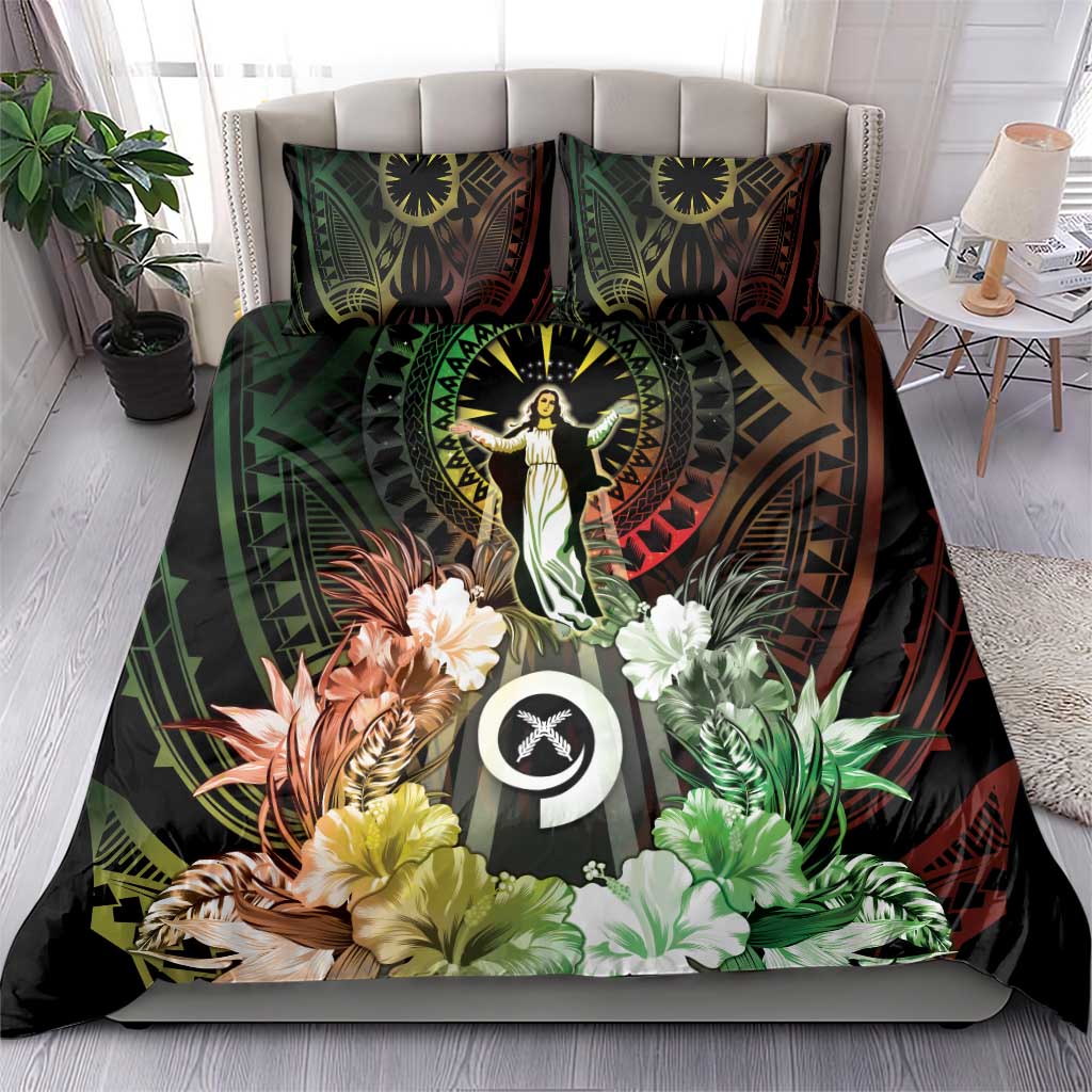 Vanuatu Happy Assumption Day Bedding Set