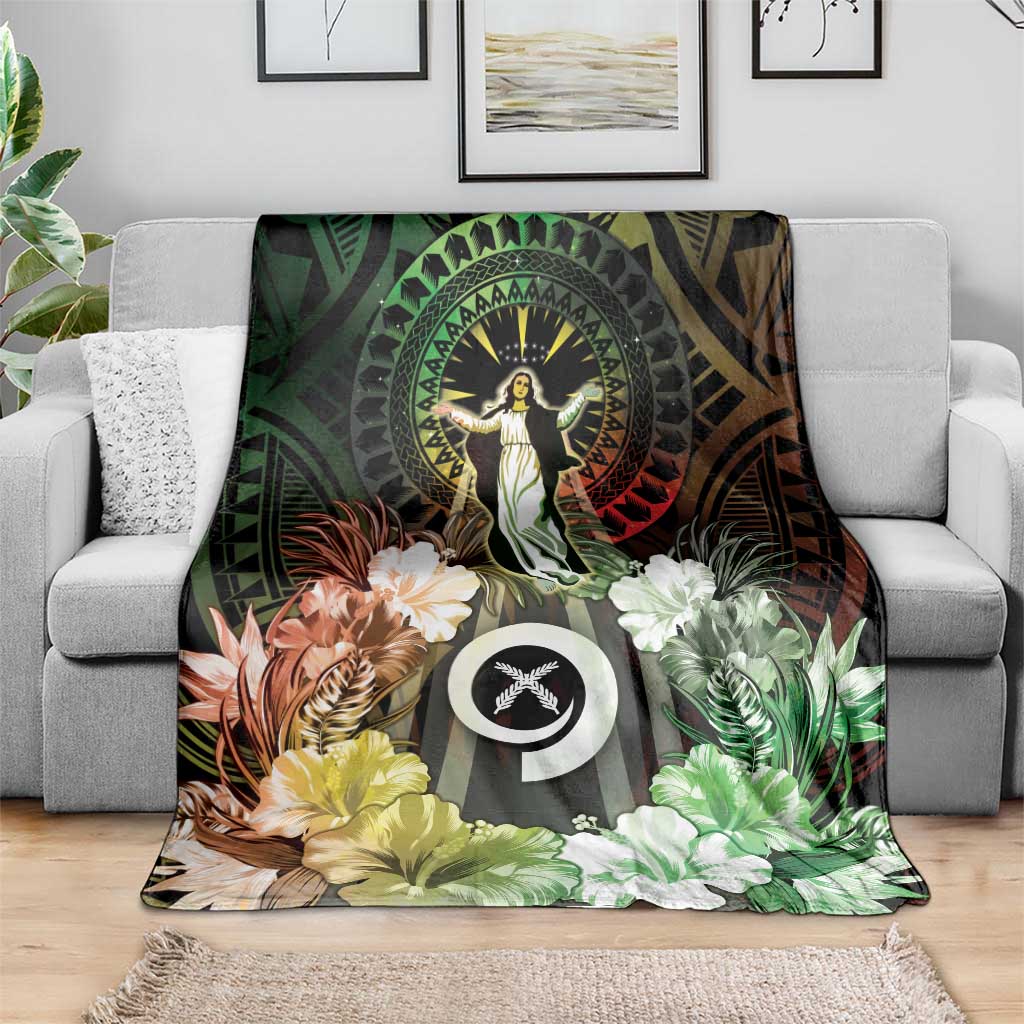 Vanuatu Happy Assumption Day Blanket LT05 - Polynesian Pride