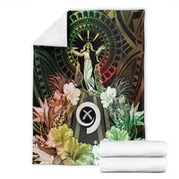Vanuatu Happy Assumption Day Blanket LT05 - Polynesian Pride