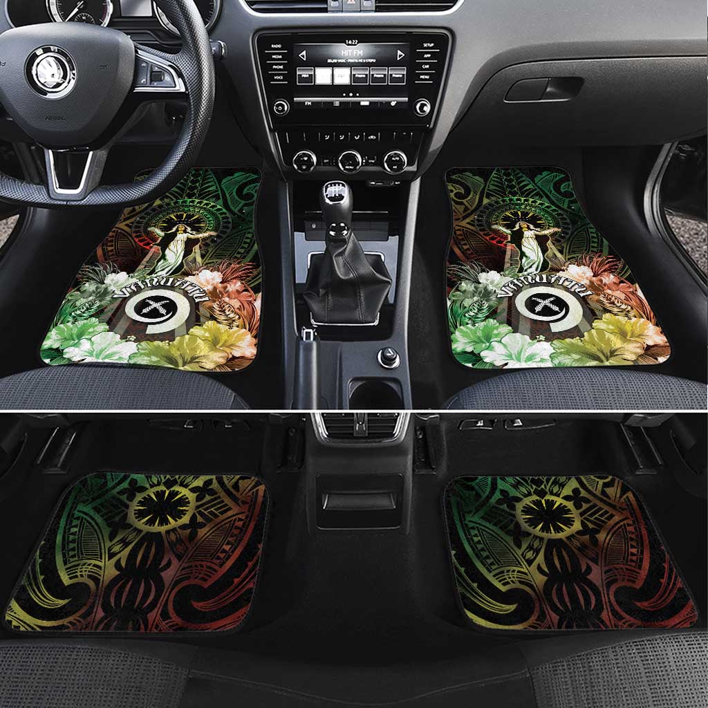 Vanuatu Happy Assumption Day Car Mats LT05 Set 4pcs Reggae - Polynesian Pride
