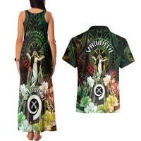 Vanuatu Happy Assumption Day Couples Matching Tank Maxi Dress and Hawaiian Shirt LT05 - Polynesian Pride