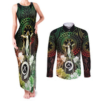 Vanuatu Happy Assumption Day Couples Matching Tank Maxi Dress and Long Sleeve Button Shirt LT05 Reggae - Polynesian Pride