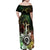 Vanuatu Happy Assumption Day Family Matching Off Shoulder Maxi Dress and Hawaiian Shirt