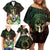 Vanuatu Happy Assumption Day Family Matching Off Shoulder Short Dress and Hawaiian Shirt