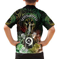 Vanuatu Happy Assumption Day Family Matching Puletasi and Hawaiian Shirt LT05 - Polynesian Pride