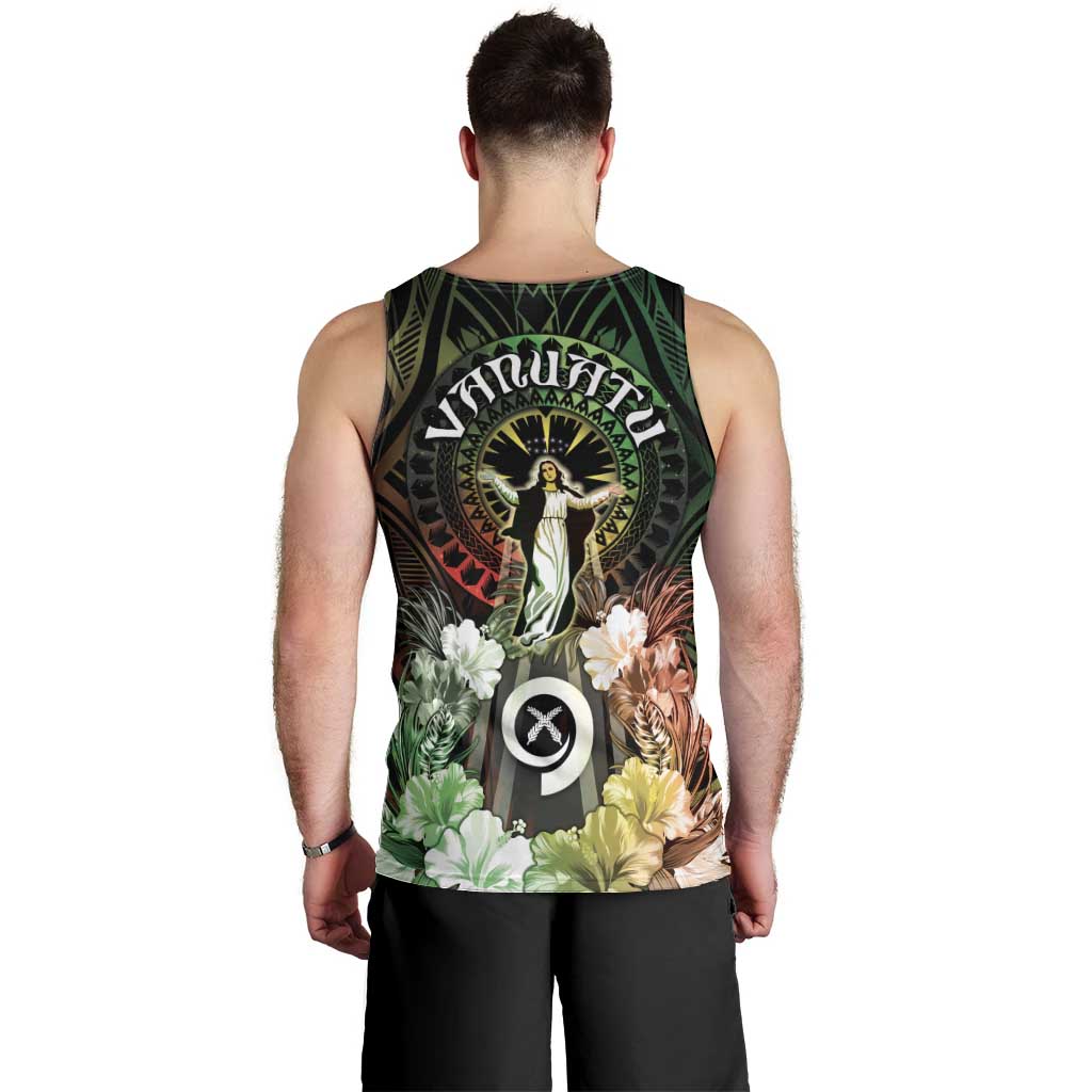 Vanuatu Happy Assumption Day Men Tank Top LT05 - Polynesian Pride