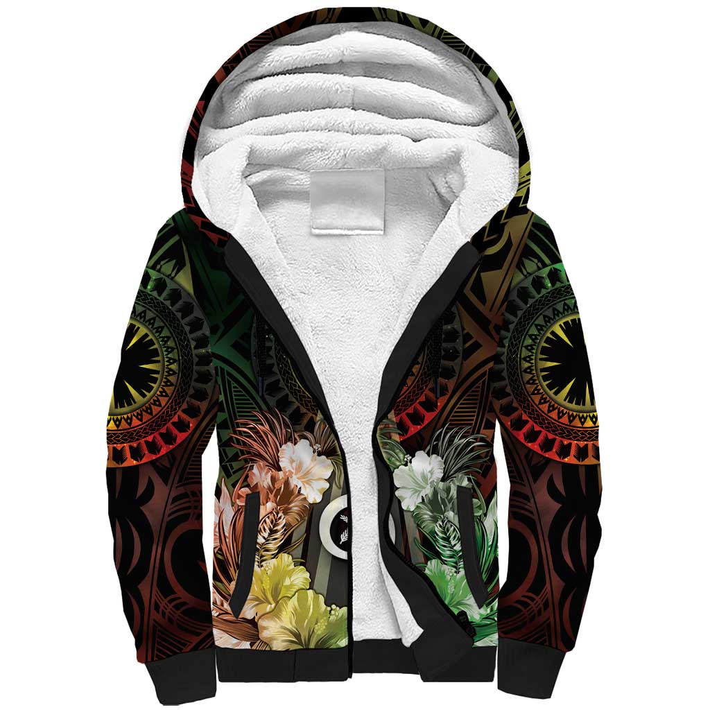 Vanuatu Happy Assumption Day Sherpa Hoodie LT05 Unisex Reggae - Polynesian Pride