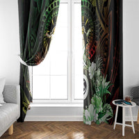 Vanuatu Happy Assumption Day Window Curtain LT05 - Polynesian Pride